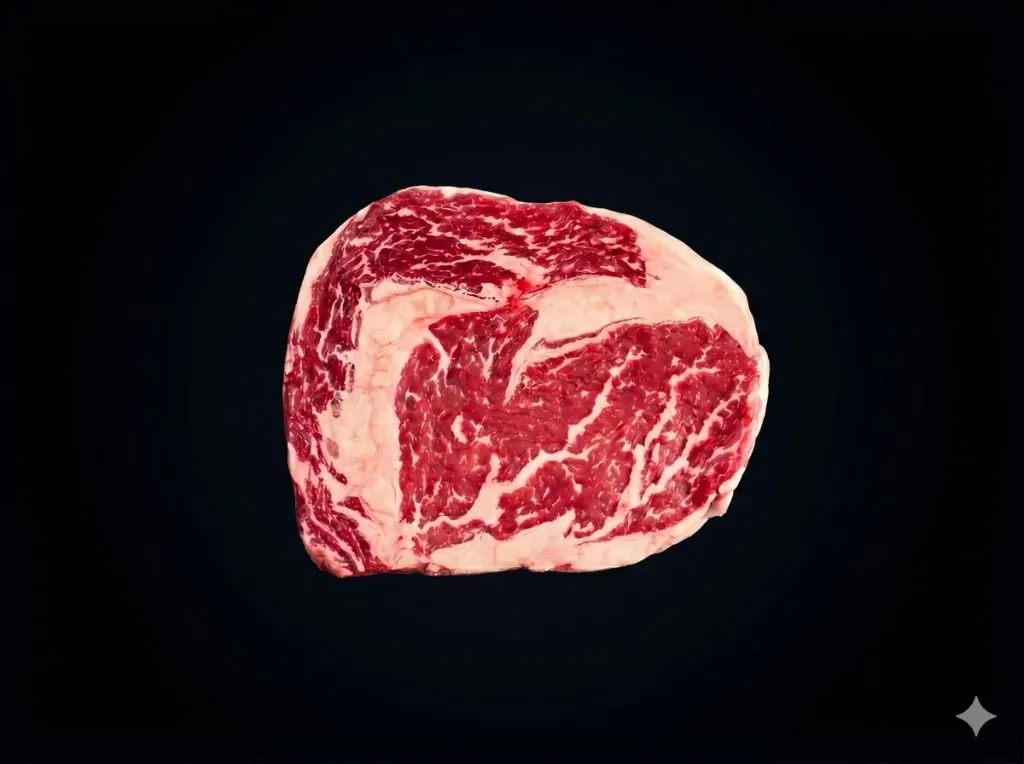 [BAF-CR-2005] 150 Days Grain Fed Black Angus Beef Cube Roll , Cap off, Lip Off (Frozen, 300g)