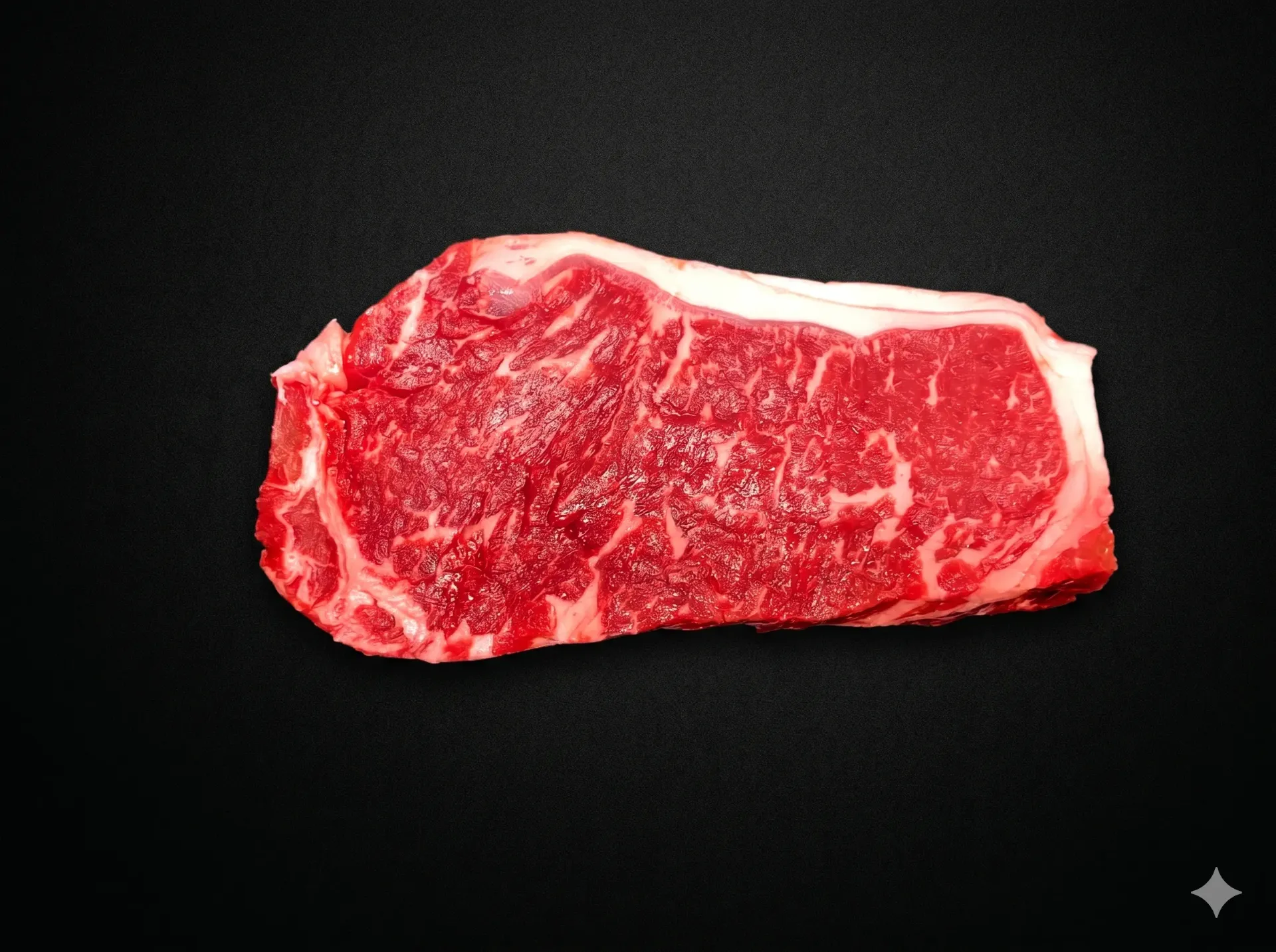 Black Angus Beef Striploin, Lip Off