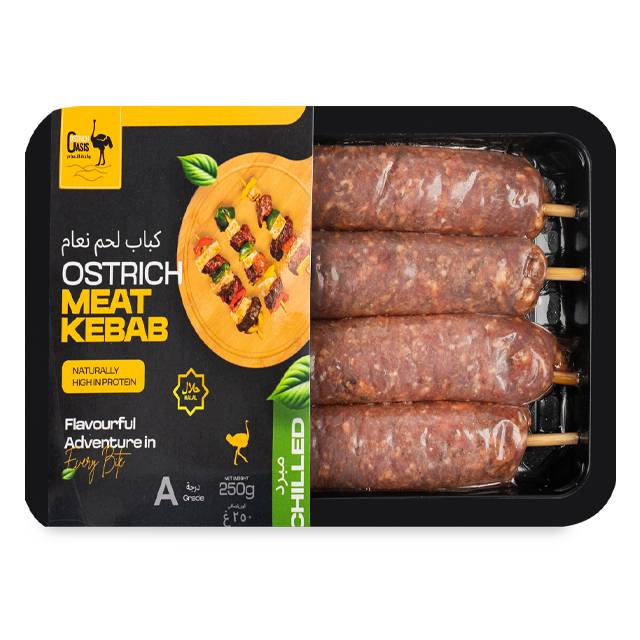 [OS-KB-6004] Ostrich Kebab 250g